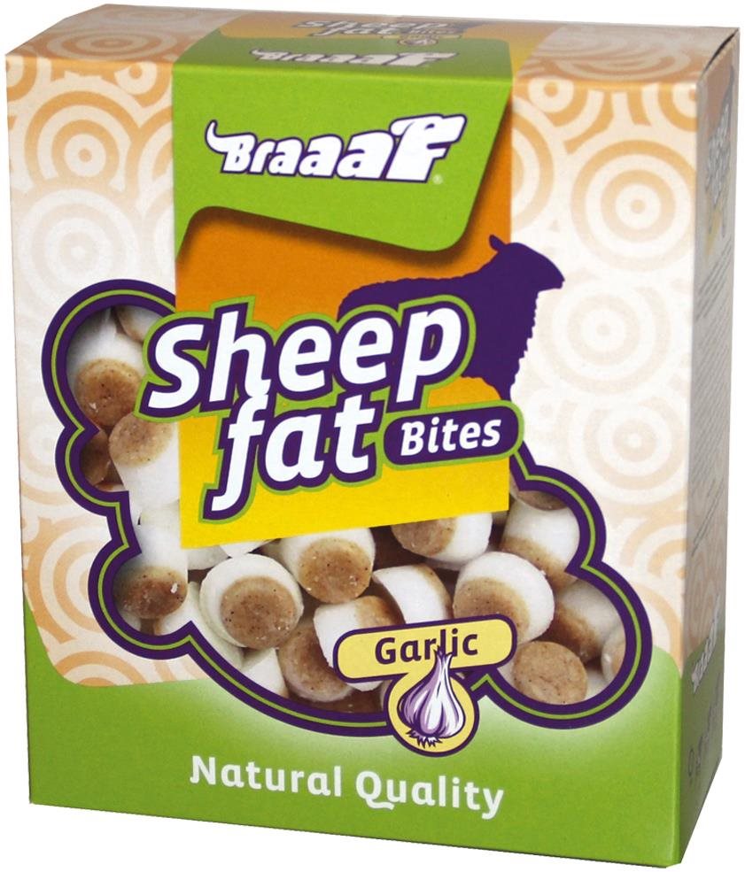 Braaaf maškrty Ovčí tuk s cesnakom 245 g Maškrty pre psov