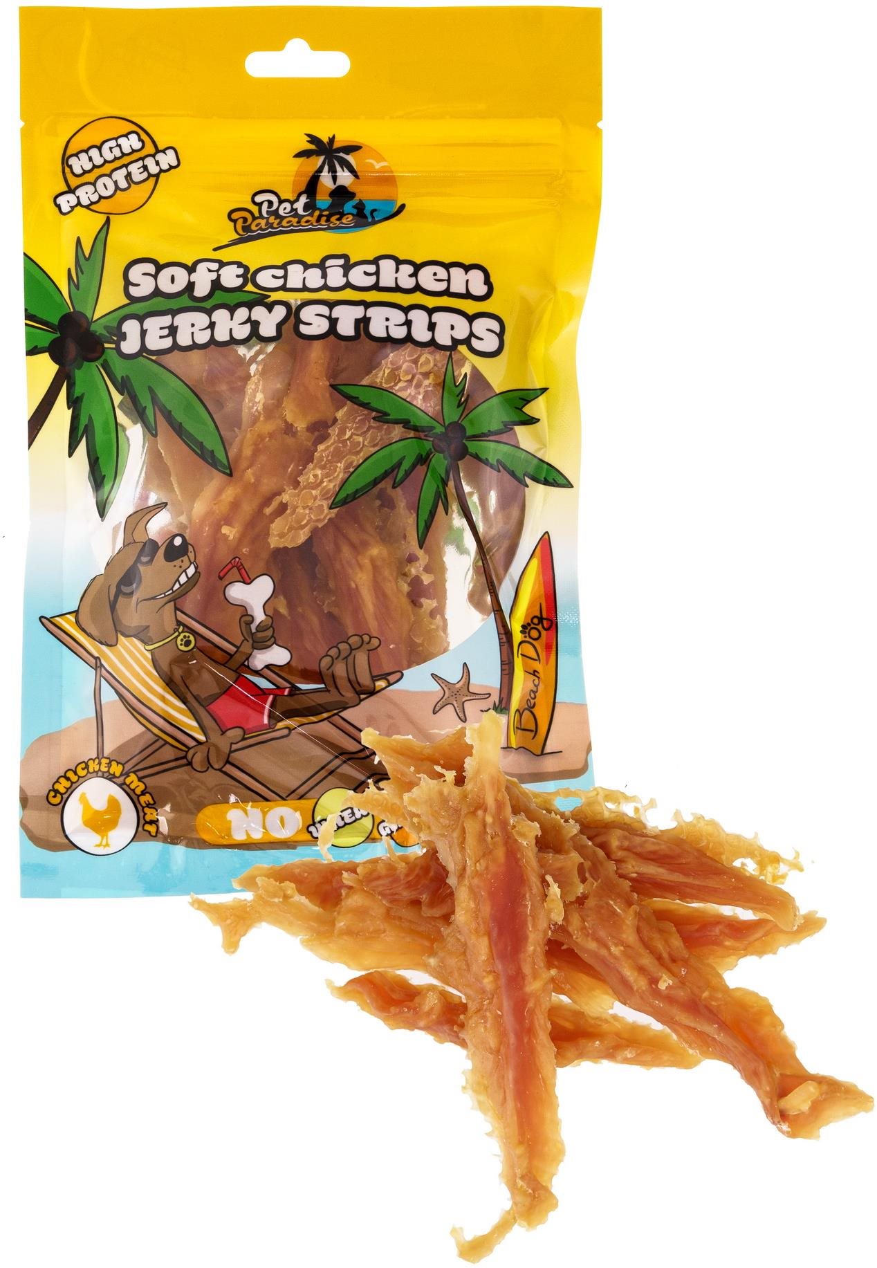 Pet Paradise Mäkké kuracie jerky 75 g Sušené mäso pre psov