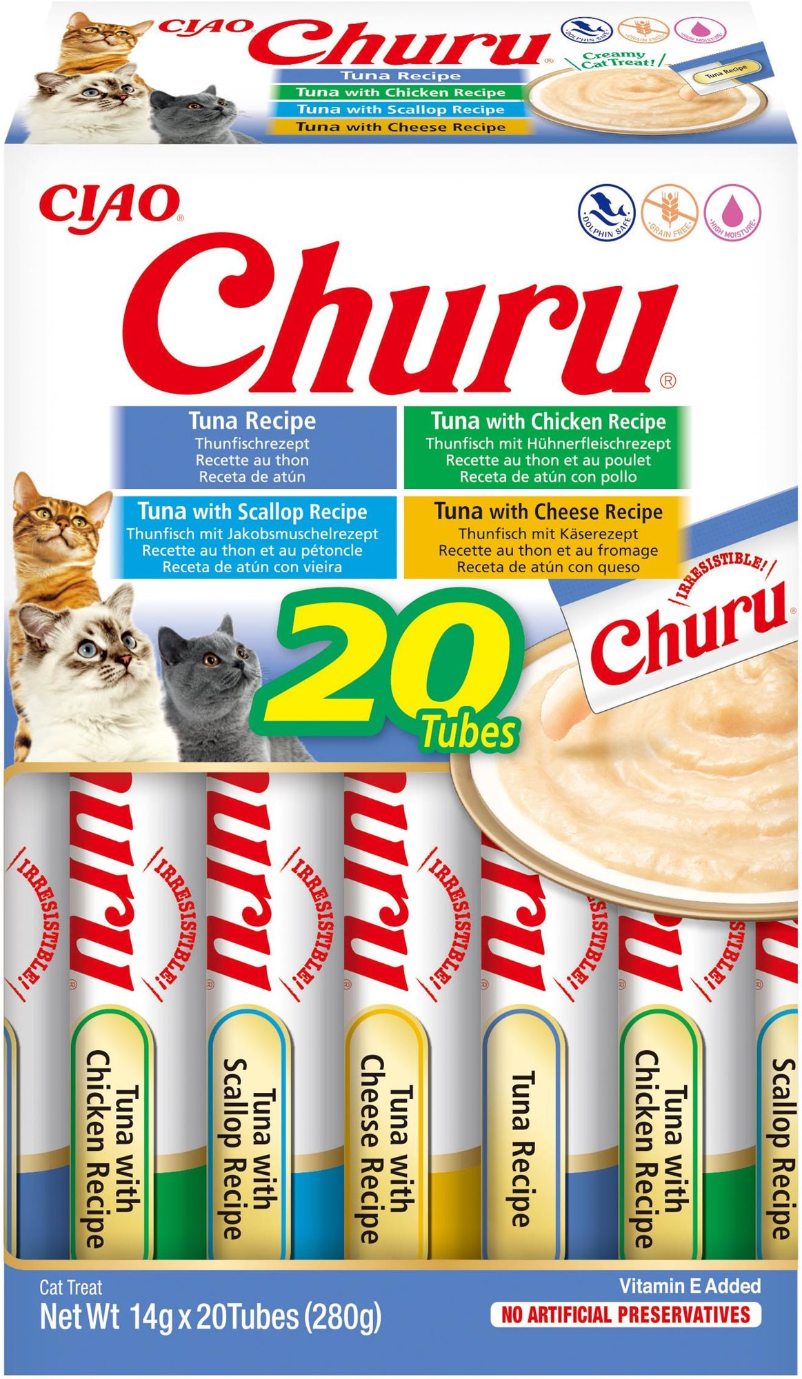 Ciao Churu Cat BOX tuniakový výber 20× 14 g Maškrty pre mačky