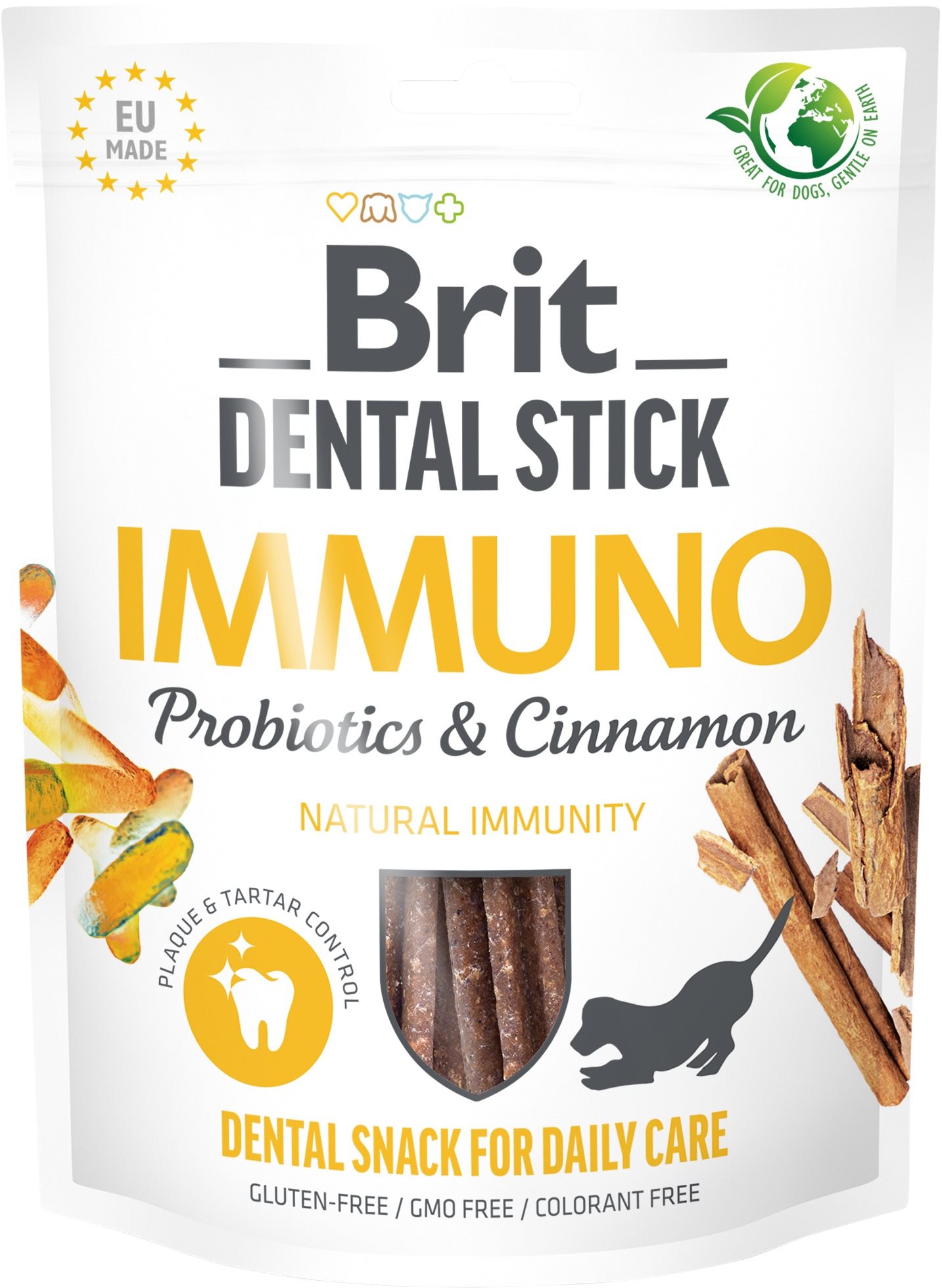 Brit Dental Stick Immuno with Probiotics & Cinnamon 7 ks Maškrty...