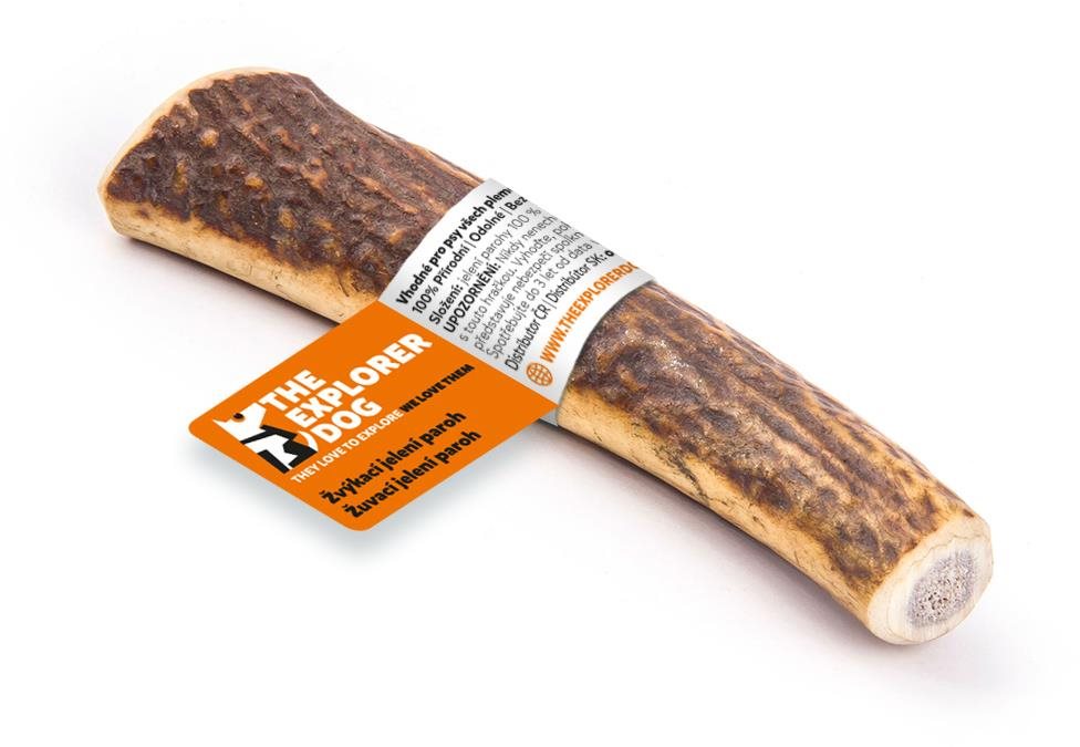 Explorer dog Žuvací jelení paroh S tvrdý Parohy pre psov