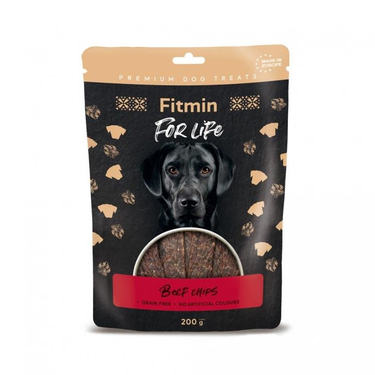 Fitmin For Life Hovädzie chipsy maškrty pre psov 200 g Maškrty pre...