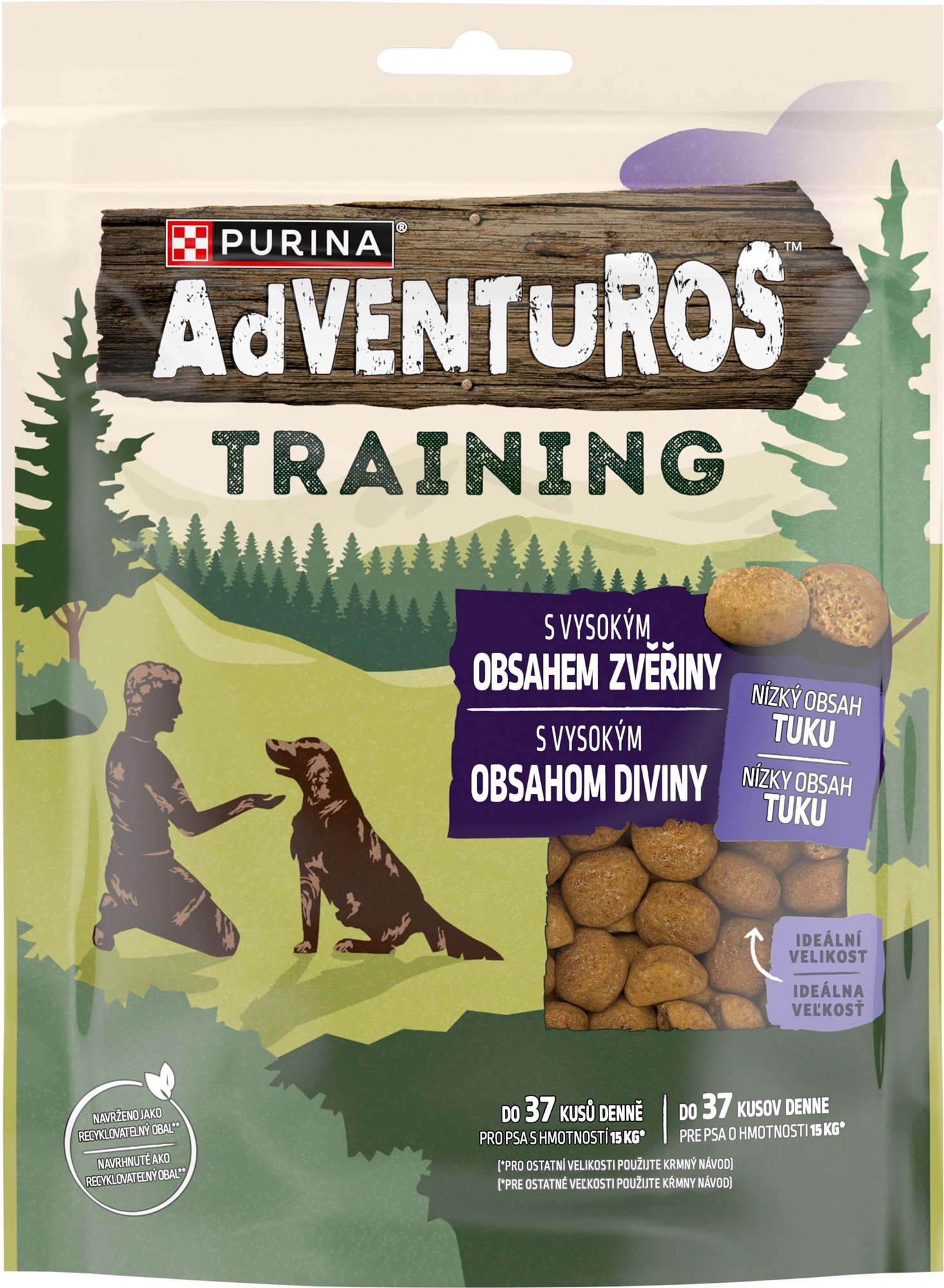 Adventuros Training divina 115 g Maškrty pre psov