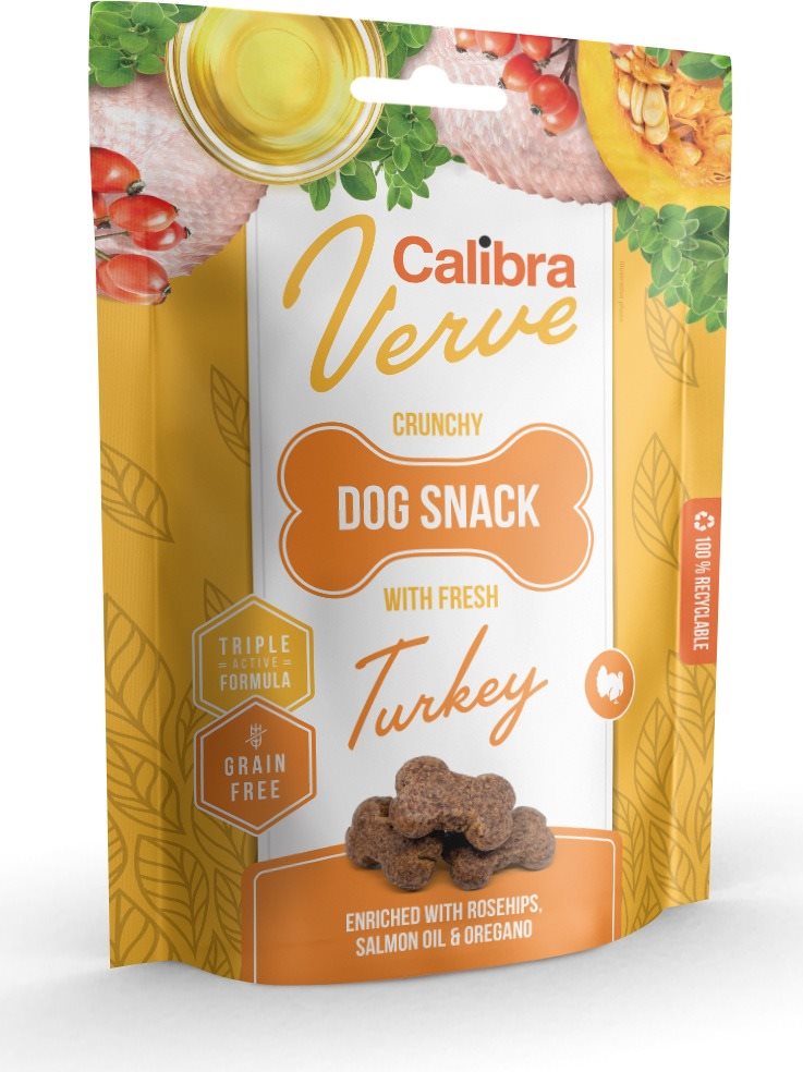 Calibra Dog Verve Crunchy Snack Insect & Fresh Lamb 150 g Maškrty...