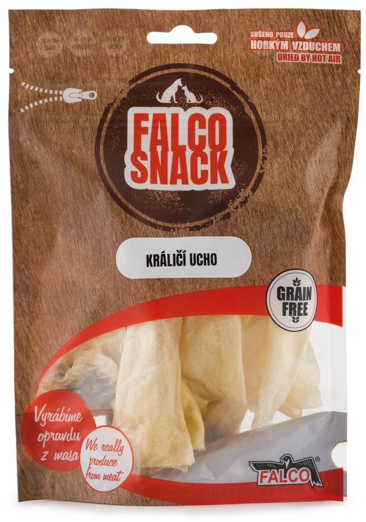 Sokol Falco Snack Ucho králičie 50 g Sušené mäso pre psov