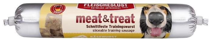 Meatlove Meat & Treat Cheese 80 g Saláma pre psov