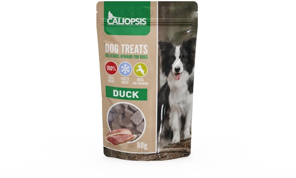 Caliopsis Freeze Dried Duck 80 g Maškrty pre psov