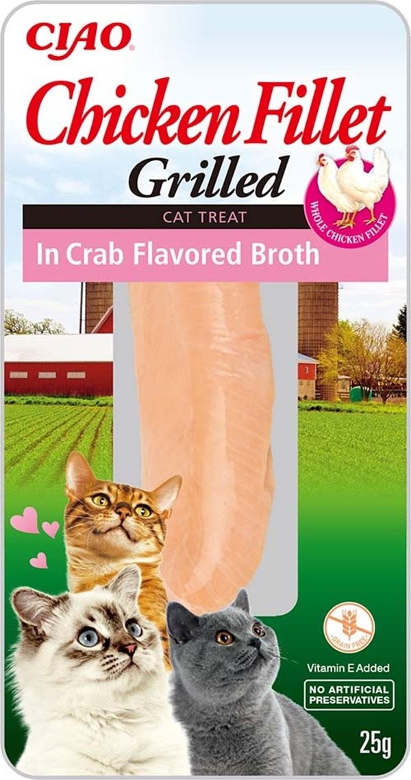 Ciao Churu Cat Kurací filet vo vývare z kraba 25 g Maškrty pre mačky