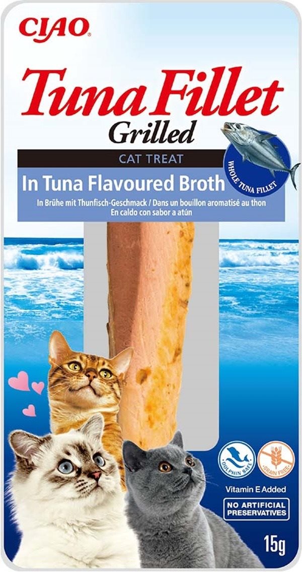 Ciao Churu Cat Filet z tuniaka v tuniakovom vývare 15 g Maškrty pre...