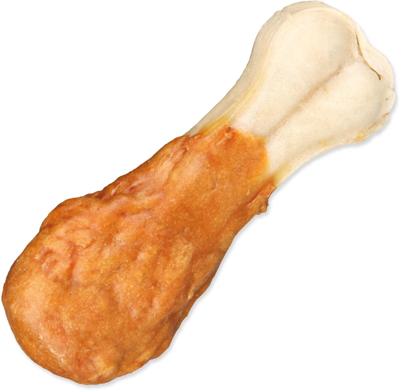 Trixie Pochúťka DentaFun byvolia koža obalená kuracím, kosť 11 cm...