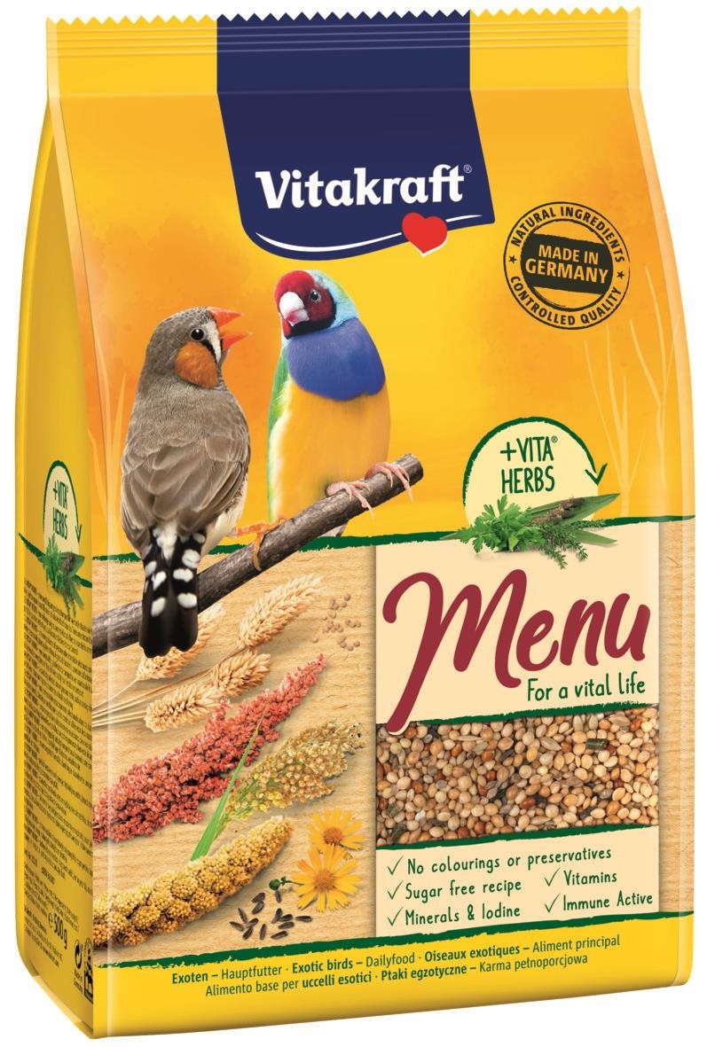 Vitakraft Menu exoti 500 g Krmivo pre vtáky