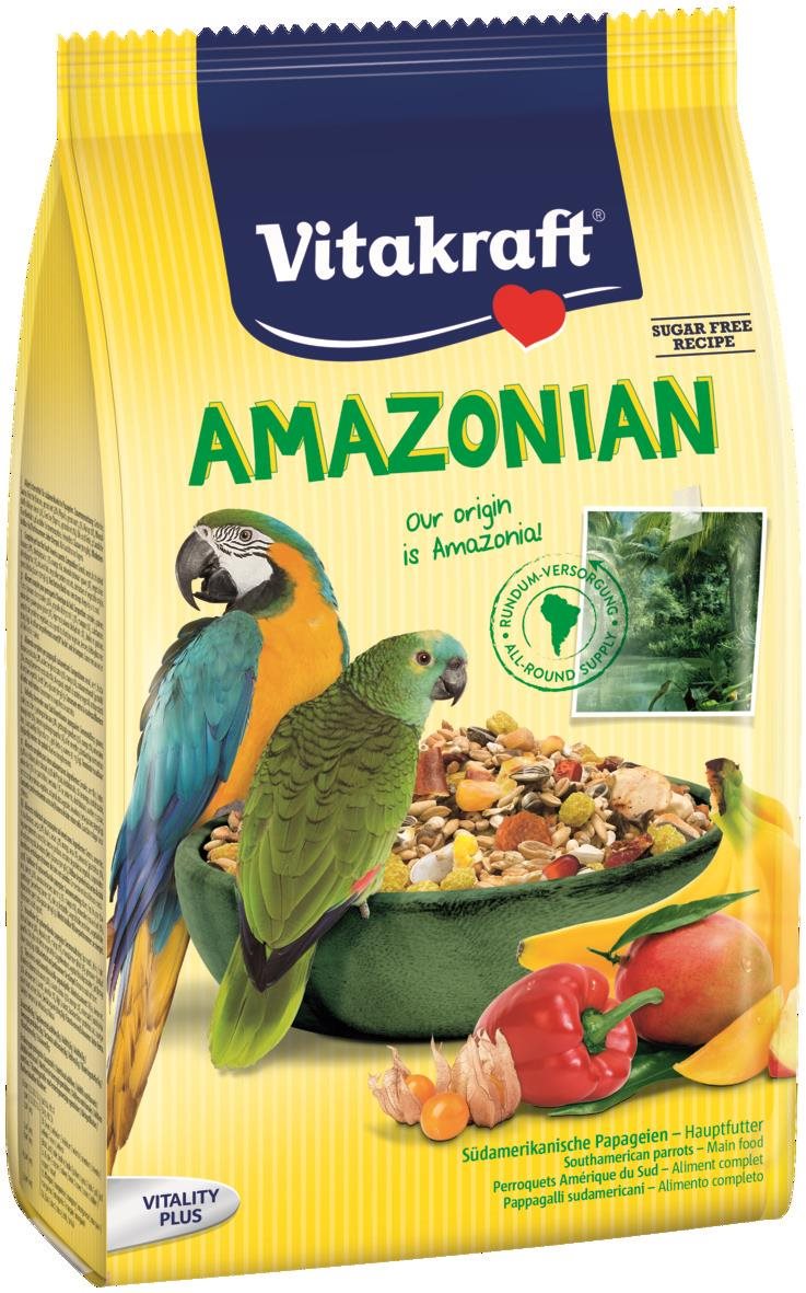 Vitakraft Amazonian juhoamerický papagáj 750 g Krmivo pre vtáky