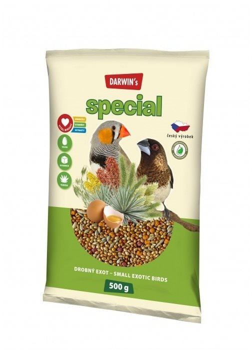 DARWIN's NEW drobný exot špeciál 500 g Krmivo pre vtáky
