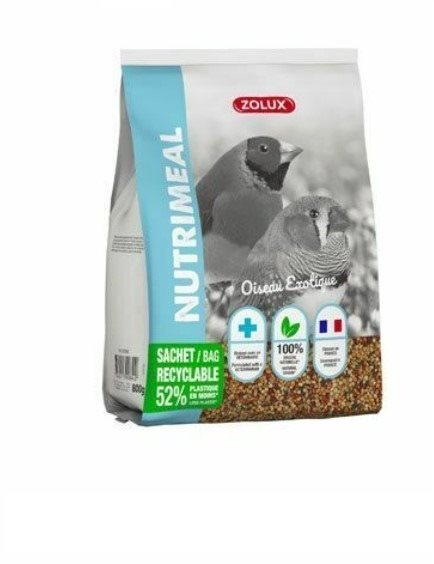 Zolux Nutrimeal krmivo pre exotické vtáky 800 g Krmivo pre vtáky