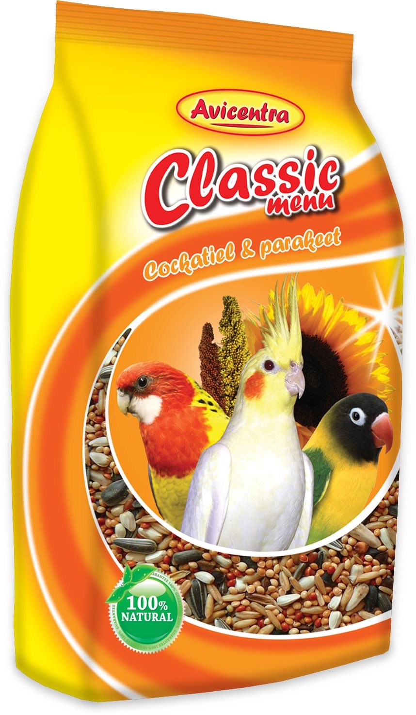 Avicentra Classic menu, malý papagáj, 1 kg Krmivo pre vtáky