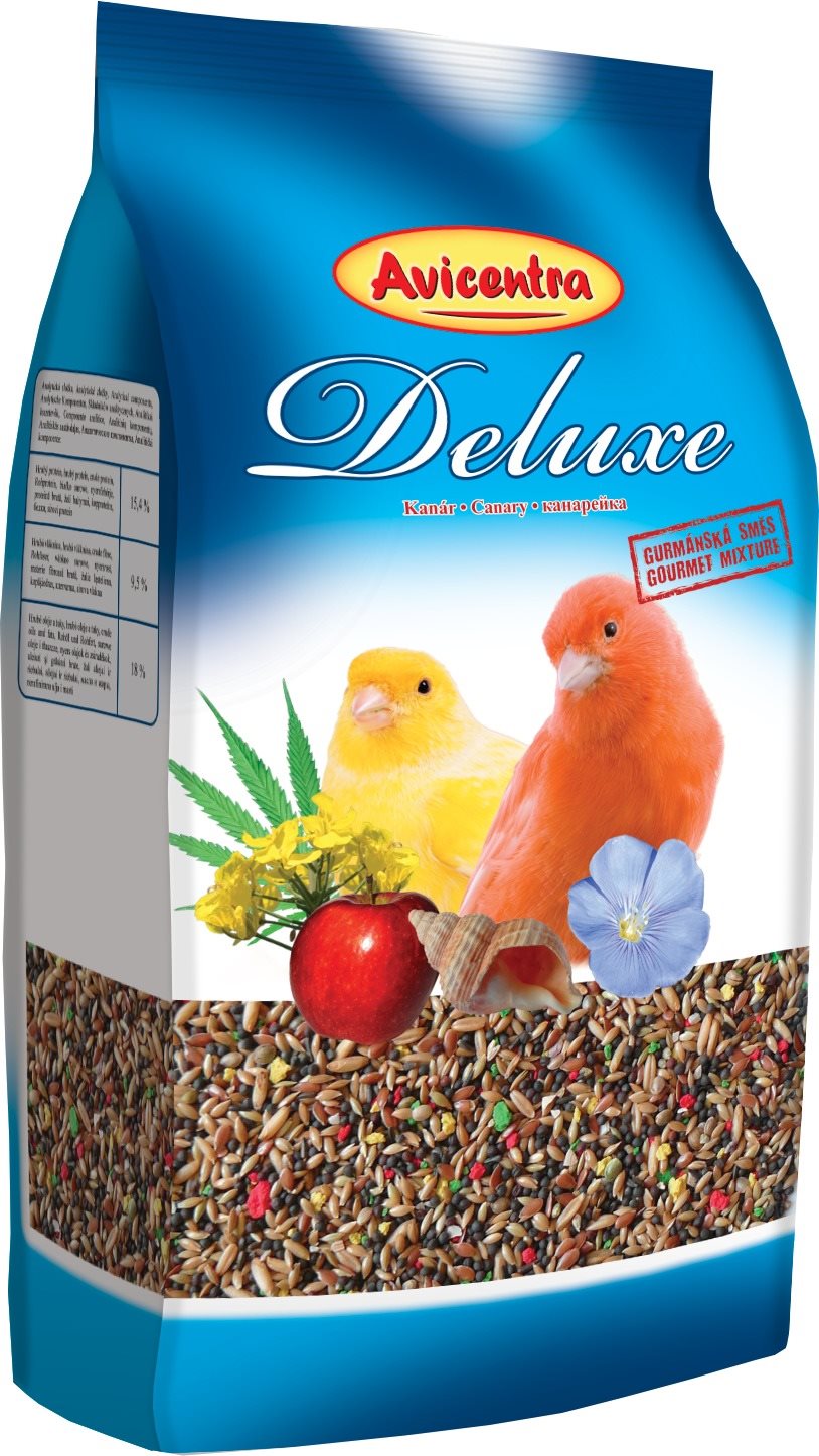 Avicentra Deluxe, kanár, 500 g Krmivo pre vtáky