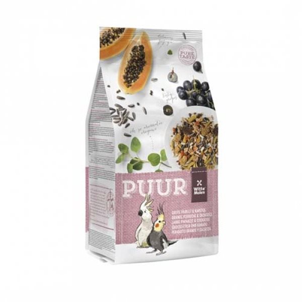 Witte Molen Puur pre stredné papagáje 2 kg Krmivo pre vtáky