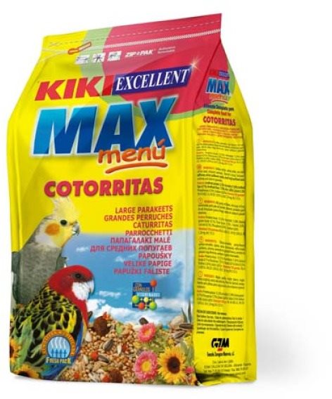 Kiki max menu cockatiel pre korely a agapornisy 500 g Krmivo pre...