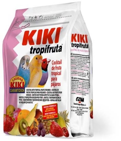 Kiki tropifruta ovocná zmes pre drobné exoty 150 g Krmivo pre vtáky