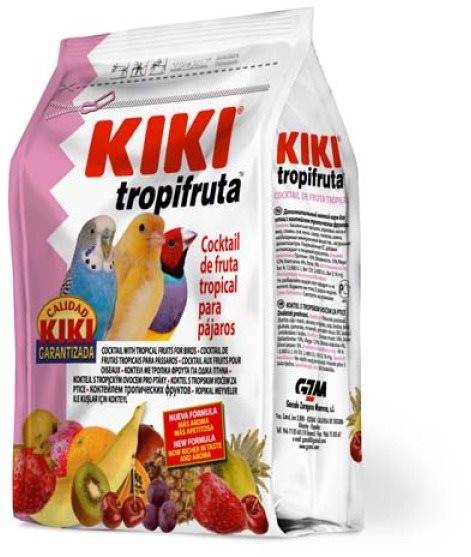 Kiki tropifruta ovocná zmes pre drobné exoty 300 g Krmivo pre vtáky