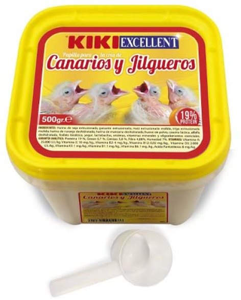 Kiki Excellent krmivo na ručný odchov kanárikov a stehlíkov 500 g...