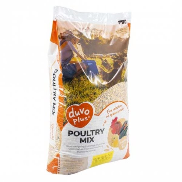 DUVO+ Jemná zmes pre hydinu a prepelice 20 kg Krmivo pre vtáky