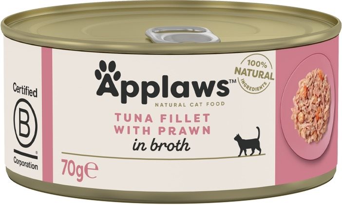 Applaws konzerva Cat tuniak a krevety 70 g Konzerva pre mačky