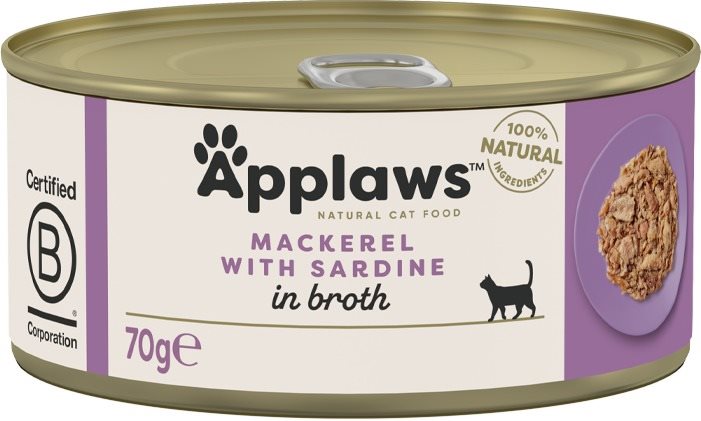 Applaws konzerva Cat makrela a sardinky 70 g Konzerva pre mačky