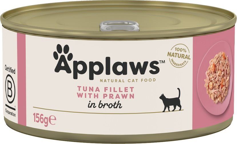 Applaws konzerva Cat tuniak a krevety 156 g Konzerva pre mačky