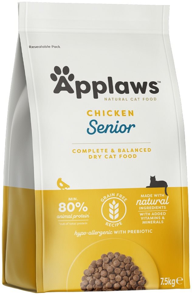 Applaws granuly Cat Senior kura 7,5 kg Granule pre mačky