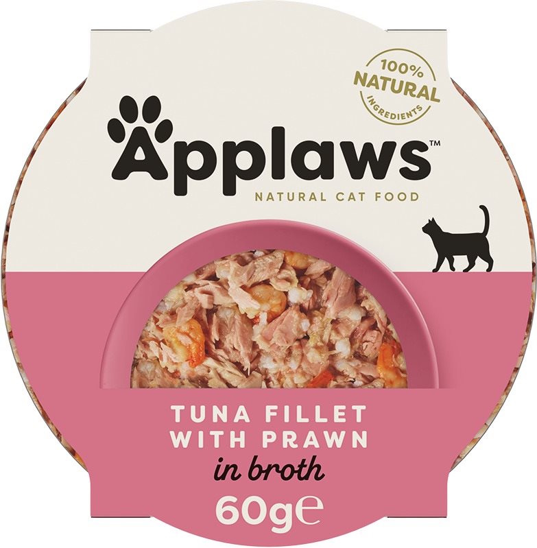 Applaws miska Cat Pot tuniak a krevety 60 g Vanička pre mačky