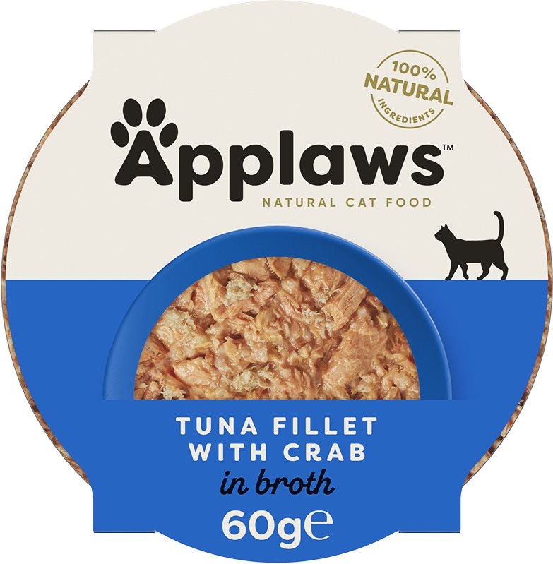 Applaws miska Cat Pot tuniak a krab 60 g Vanička pre mačky