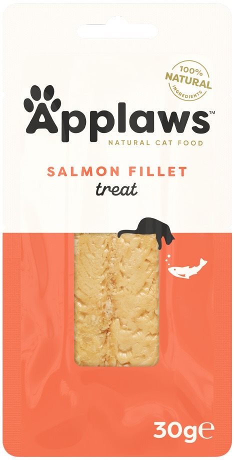 Applaws Salmon steak prírodná fileta z lososa 30 g Kapsička pre mačky