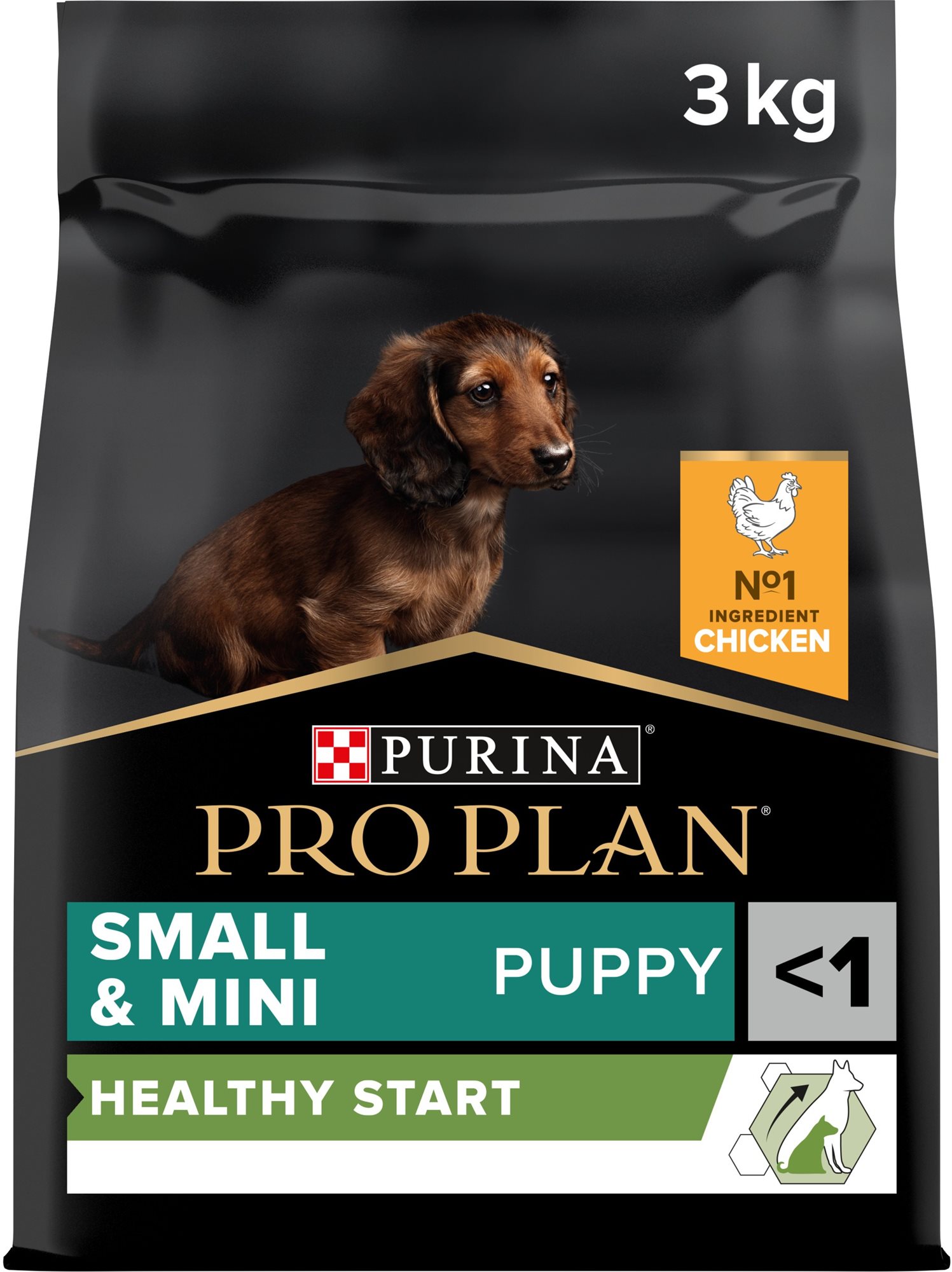 Pro Plan small puppy healthy start kura 3 kg Granule pre šteniatka