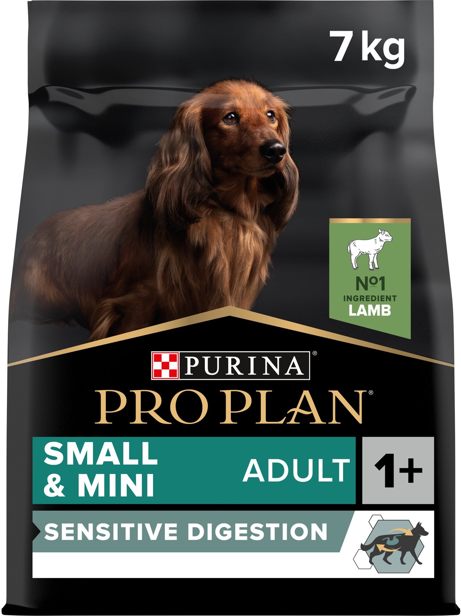 Pro Plan small sensitive digestion jahňa 7 kg Granuly pre psov