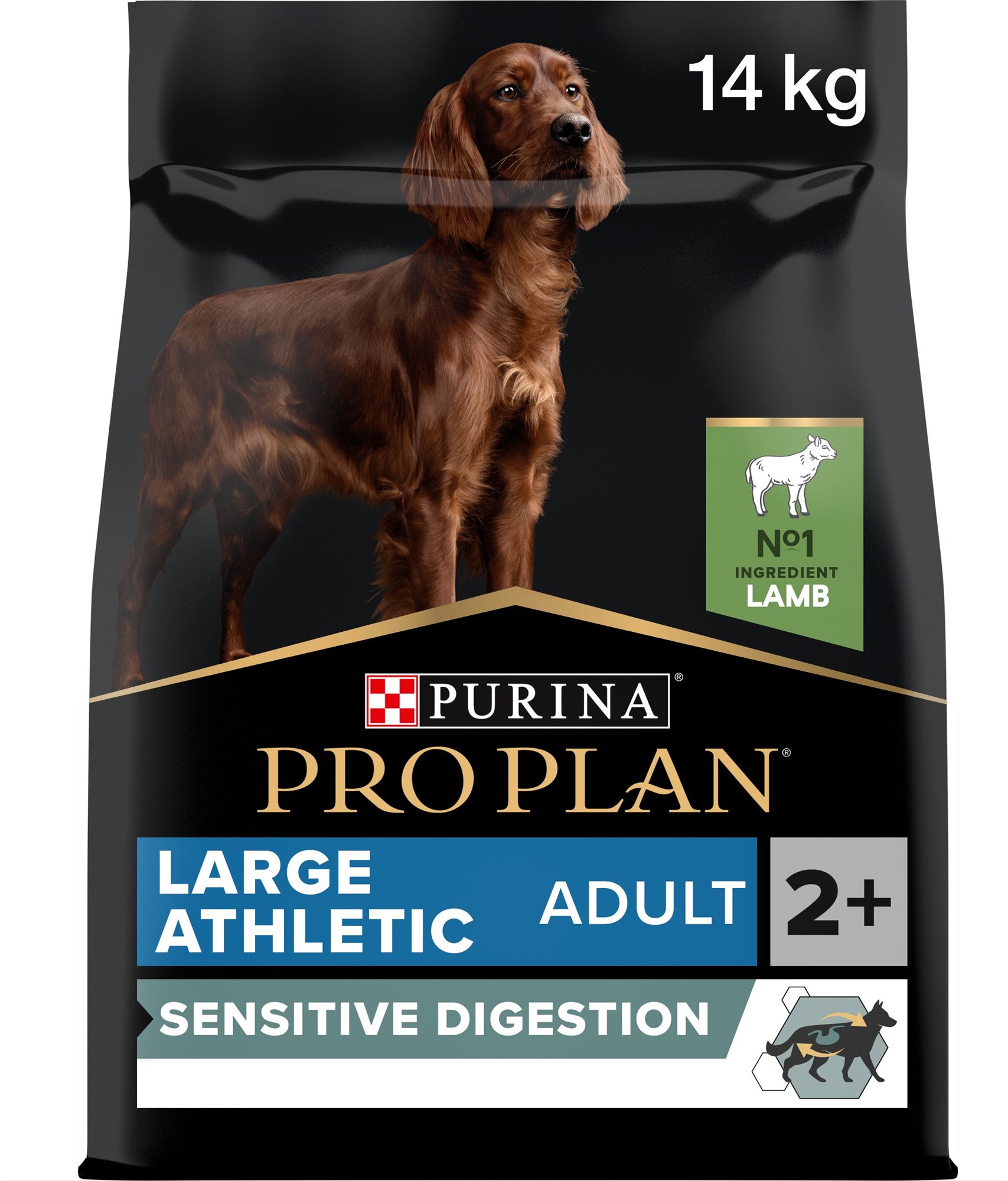 Pro Plan large athletic sensitive digestion jahňa 14 kg Granuly pre...