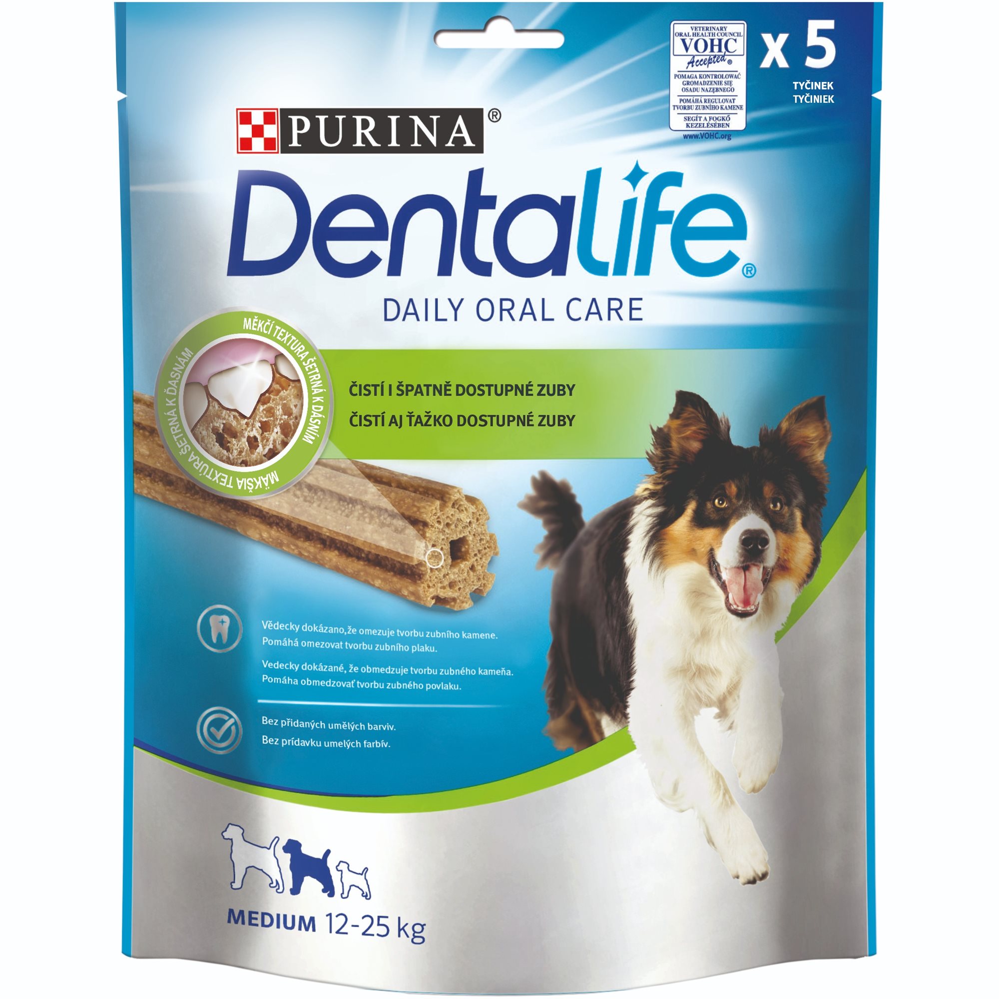 Dentalife medium 115 g Maškrty pre psov