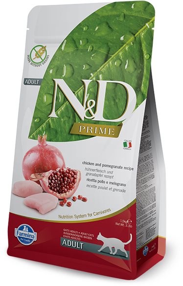 N&D Prime Cat Adult Chicken & Pomegranate 5 kg Granule pre mačky