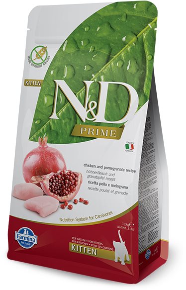 N&D Prime Cat Kitten Chicken & Pomegranate 1,5 kg Granule pre...