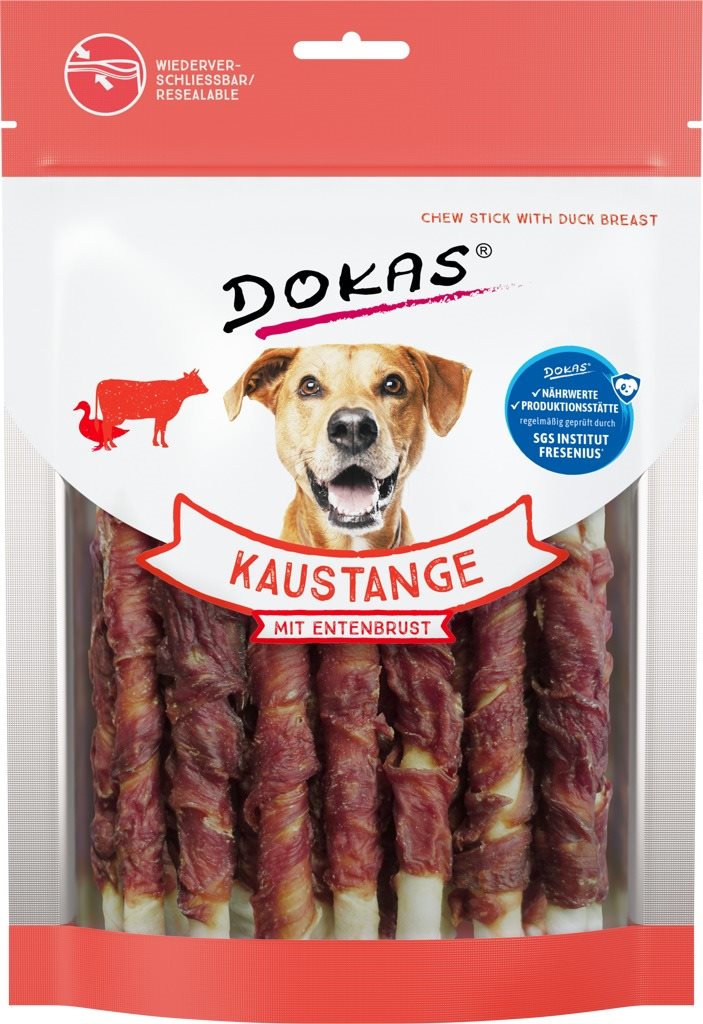 Dokas – Tyčinky z hovädzej k. obalené kačacinou 200 g Maškrty pre...