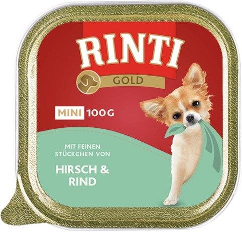Rinti Gold Mini vanička jeleň + hovädzie 100 g Paštéta pre psov