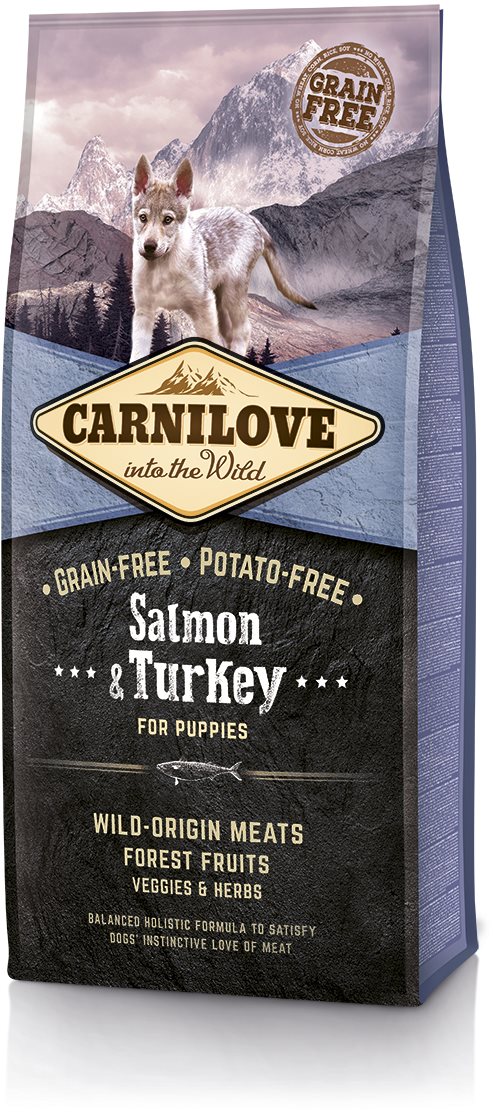 Carnilove salmon & turkey for puppy 12 kg Granule pre šteniatka