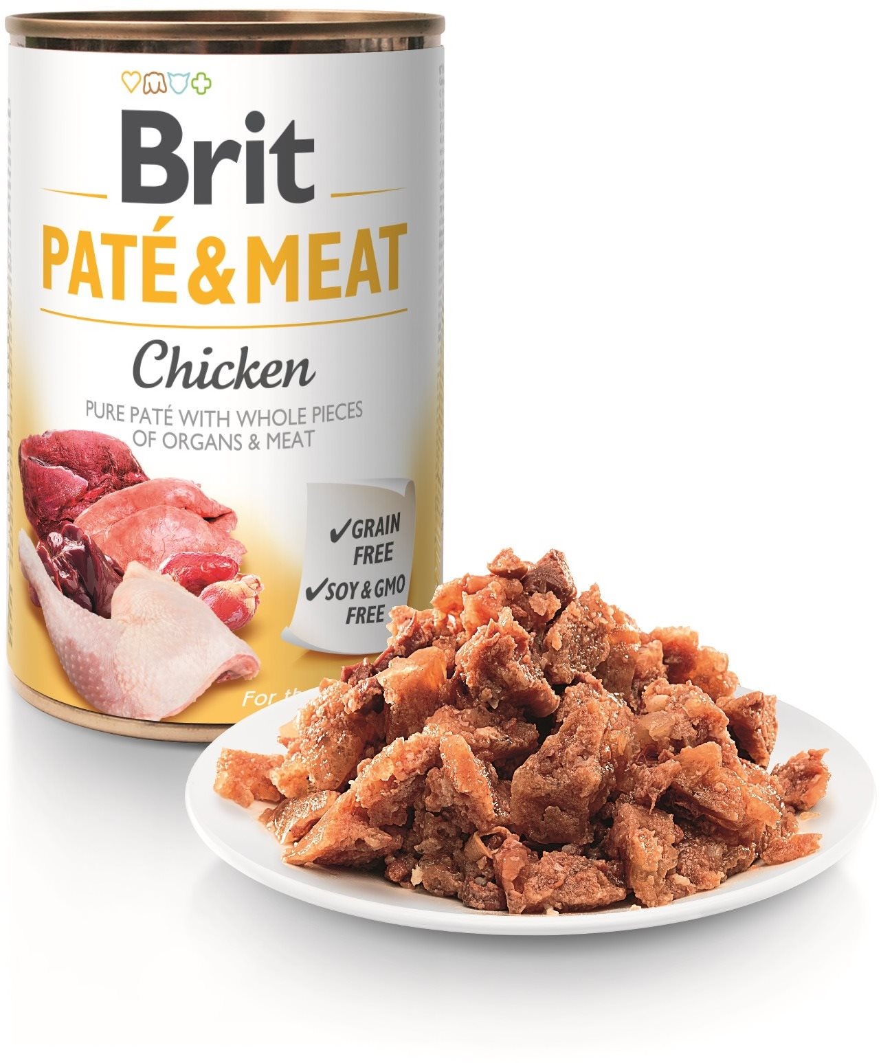 Brit Paté & Meat Chicken 400 g Konzerva pre psov
