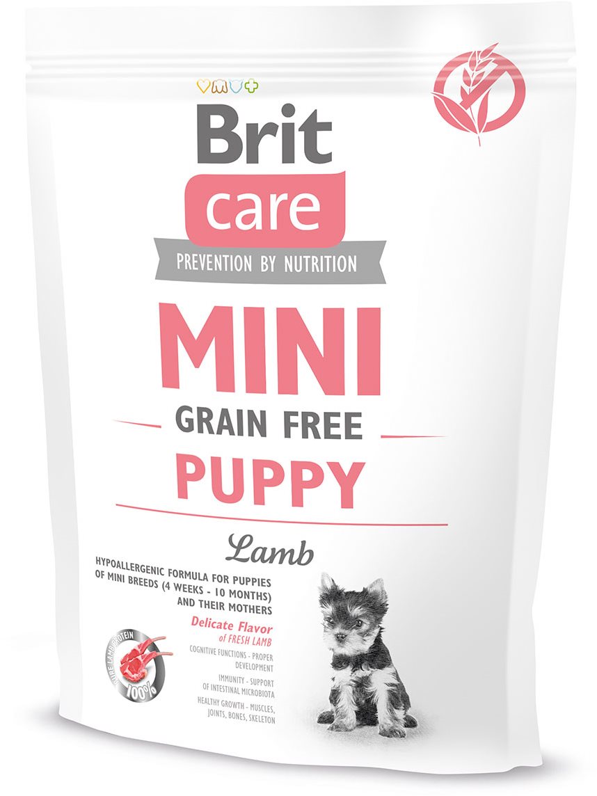 Brit Care mini grain free puppy lamb 400 g Granule pre šteniatka