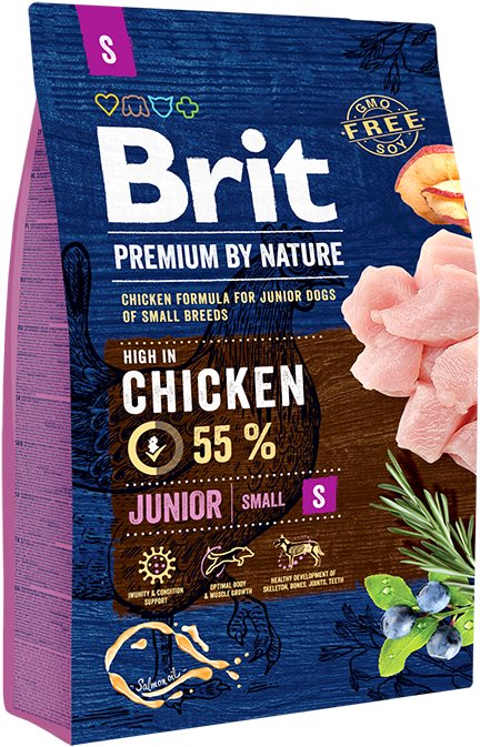 Brit Premium by Nature Junior S 3 kg Granule pre šteniatka