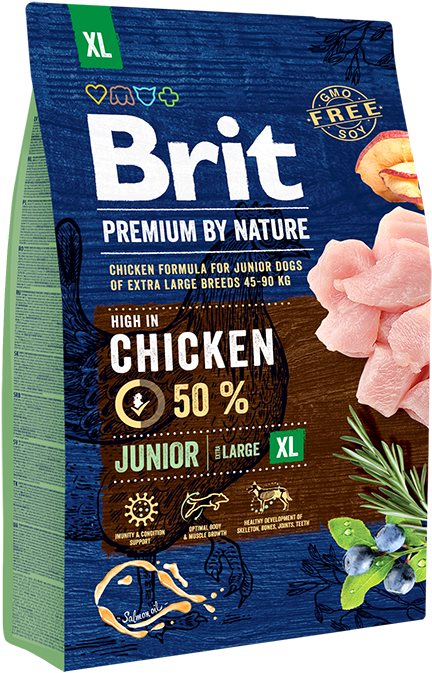 Brit Premium by Nature Junior XL 3 kg Granule pre šteniatka