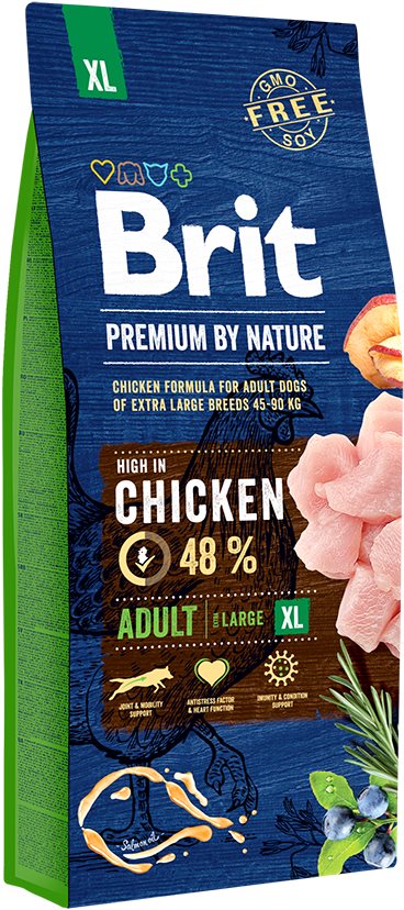 Brit Premium by Nature Adult XL 15 kg Granuly pre psov