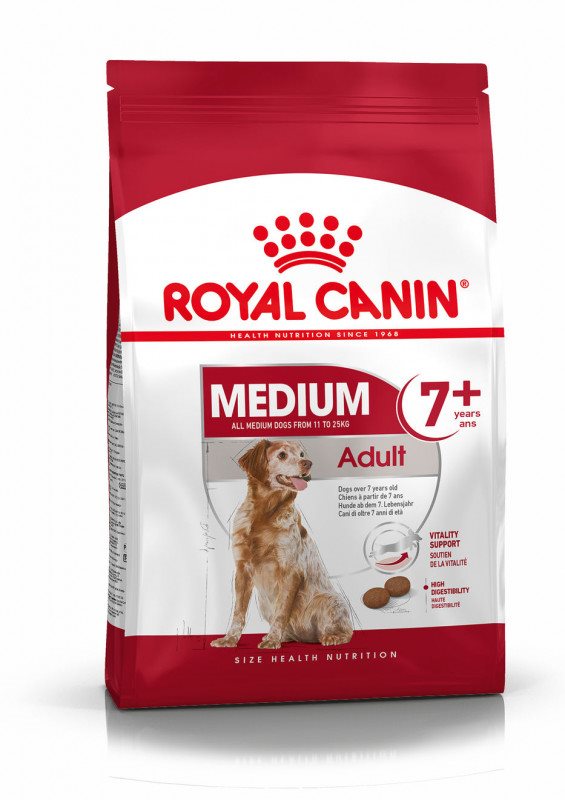 Royal Canin medium adult (7+) 15 kg Granuly pre psov
