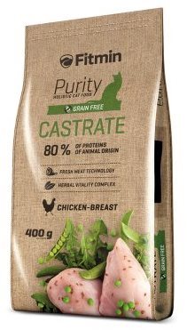 Fitmin Purity Cat Castrate s čerstvým kurčaťom pre kastrované mačky...