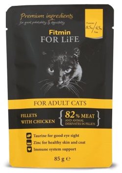 Fitmin For Life Kuracia kapsička pre mačky 85 g Kapsička pre mačky